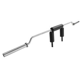 Safety Squat Bar, 700 LBS Fitness Squat Bar, Safety Squat Bar Attachment with Shoulder and Arm Pads, 28mm Diameter Weight Bar, Ideal for Front Sq