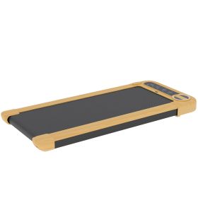 Walking Pad, Under Desk Treadmill with 17" x 43" Wide Belt, Remote Control, Bluetooth Speaker, Wheels and LED Display